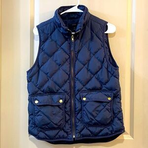 J. CREW navy blue vest jacket